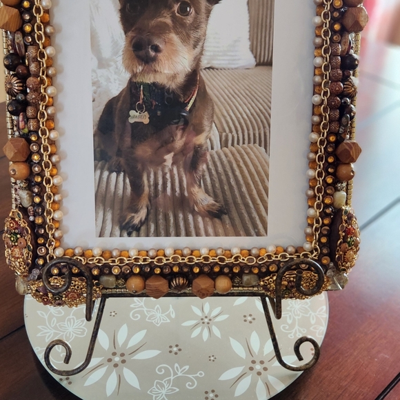 Beautiful Custom Beaded Picture Frame - Picture 5 of 5